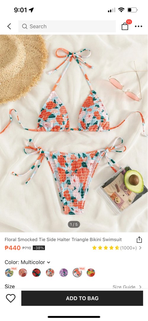 Shein Halter Triangle Bikini Women S Fashion Swimwear Bikinis