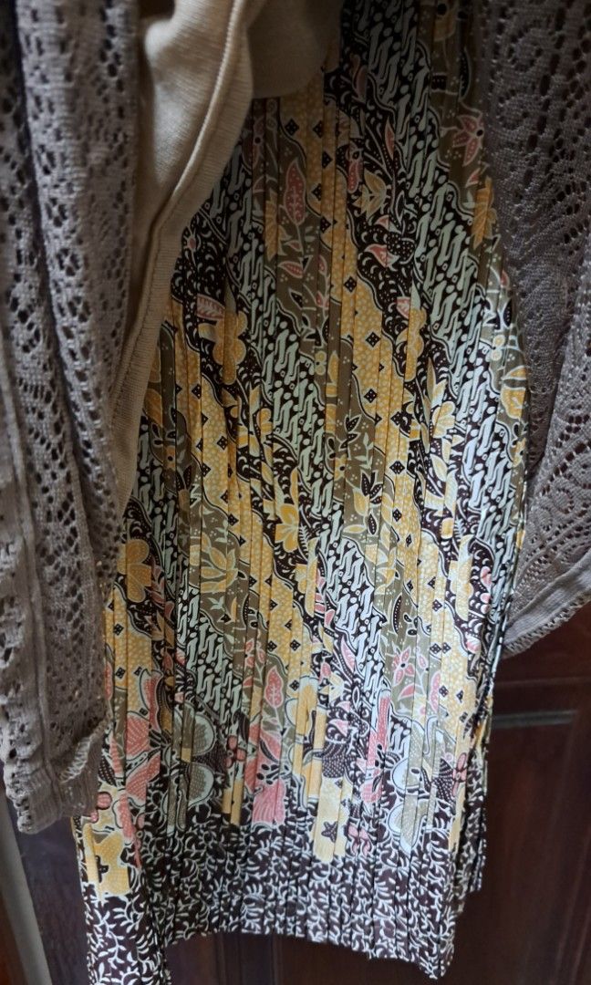Baju Kurung Brukat Malika Nude Colour Women S Fashion Muslimah