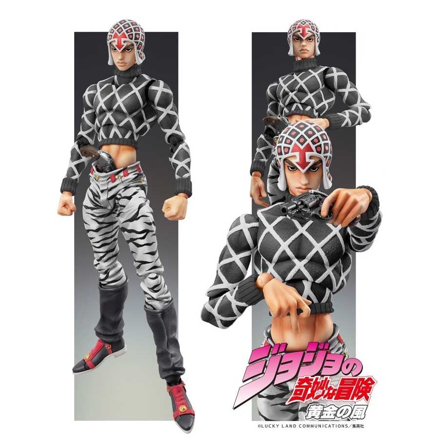Po Super Action Statue Jojo S Bizarre Adventure Part V Guido Mista Sex Pistols Ver Black
