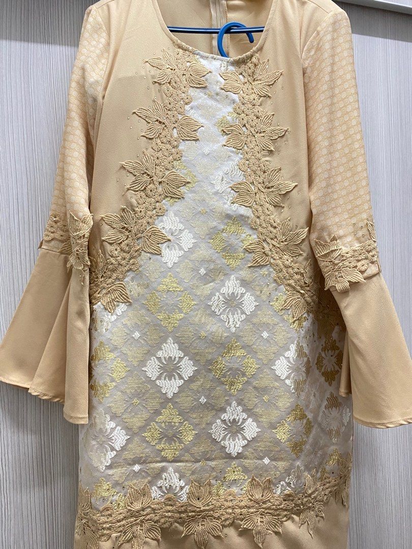 Baju Kurung Modern In Nude Women S Fashion Muslimah Fashion Baju