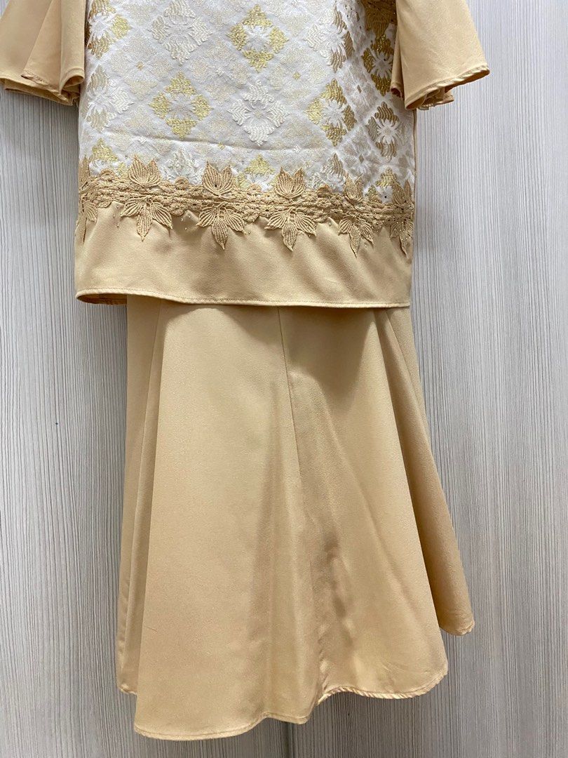 Baju Kurung Modern In Nude Women S Fashion Muslimah Fashion Baju