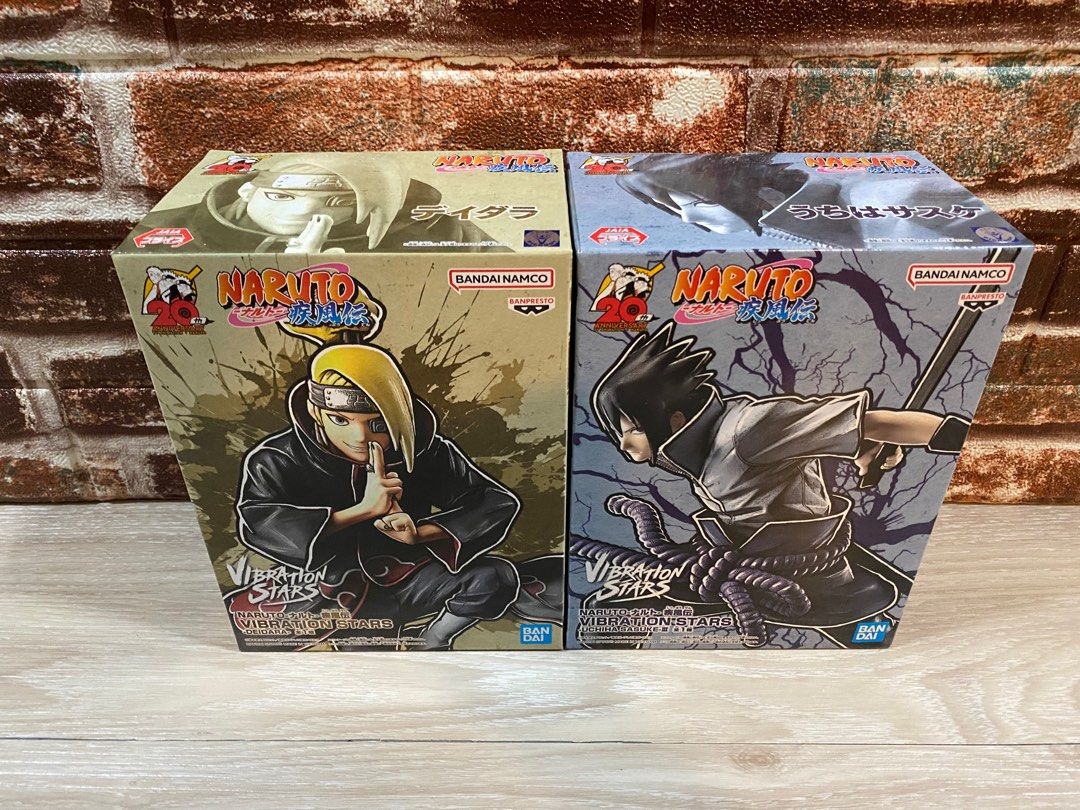 Naruto Shippuden Vibration Stars Deidara Sasuke Uchiha Figure Figurine