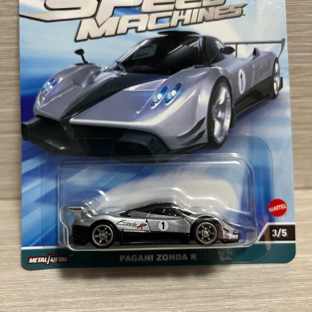 Hot Wheels Hotwheels PREMIUM CAR CULTURE SPEED MACHINES PAGANI ZONDA R 興趣及遊戲 玩具 遊戲類