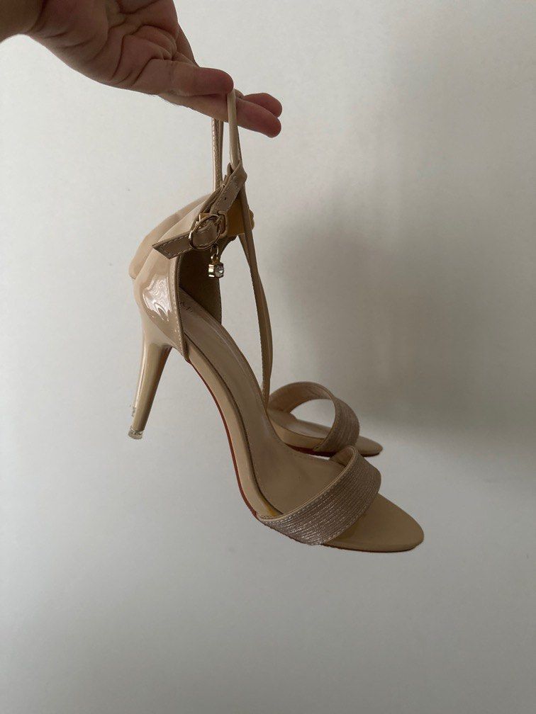 Inch Nude Heels Women S Fashion Footwear Heels On Carousell