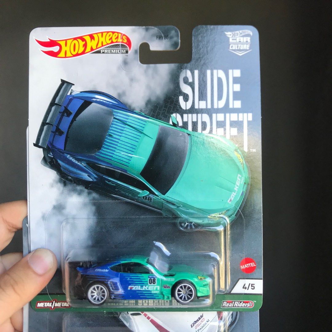 HOT WHEELS SLIDE STREET TOYOTA SUPRA SUBARU BRZ FORD MUSTANG Hobbies Toys Toys Games