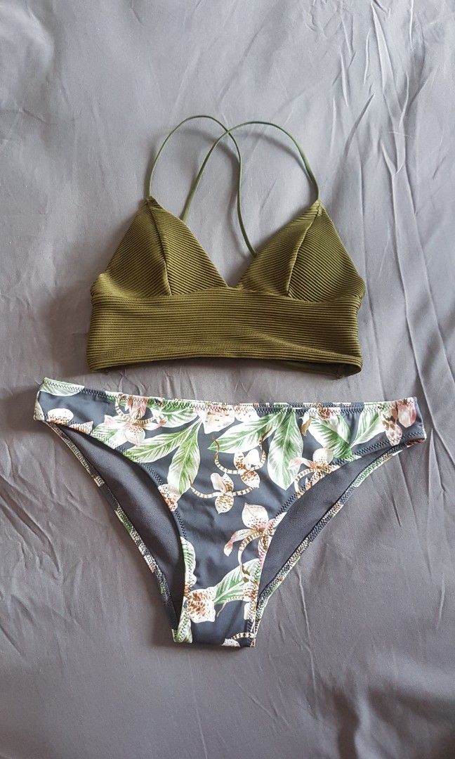 H M Bikini Tankini Set Mix And Match Bikini Top And Bottom Fesyen