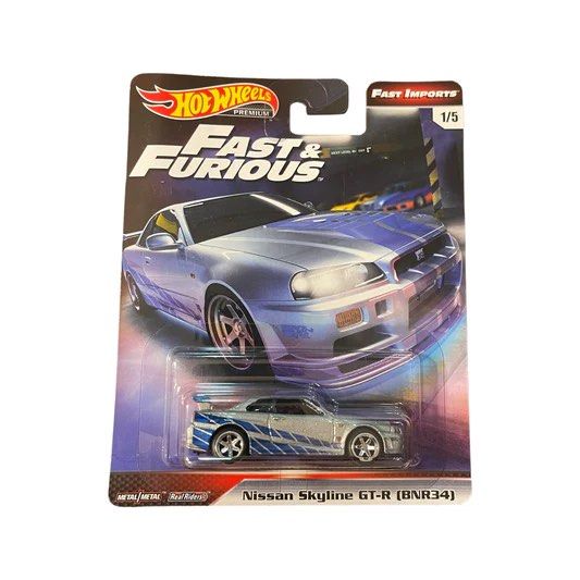 Hot Wheels Premium Fast And Furious Brians Nissan Skyline R Hobbies Toys Toys Games On