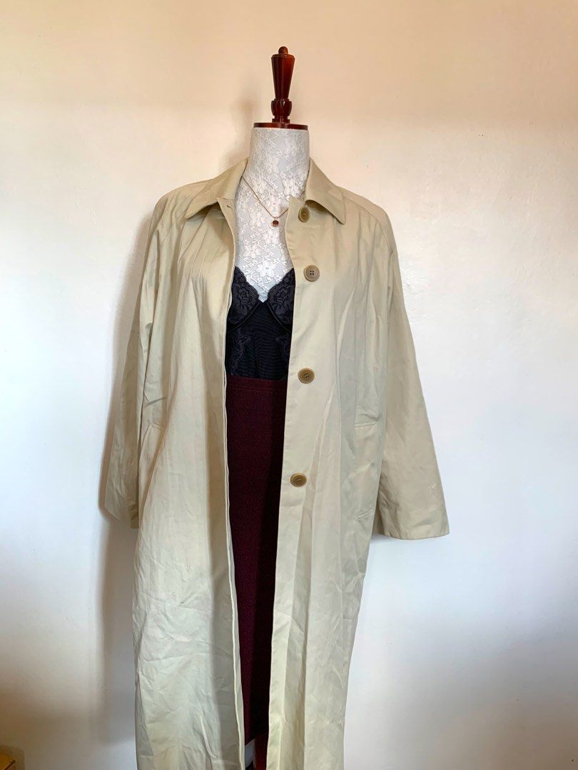 Nude Trenchcoat Women S Fashion Coats Jackets And Outerwear On Carousell