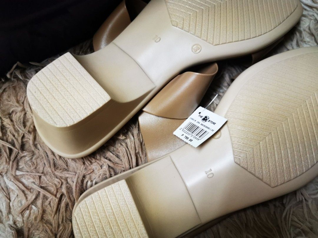 Parisian Nude Heeled Sandals On Carousell