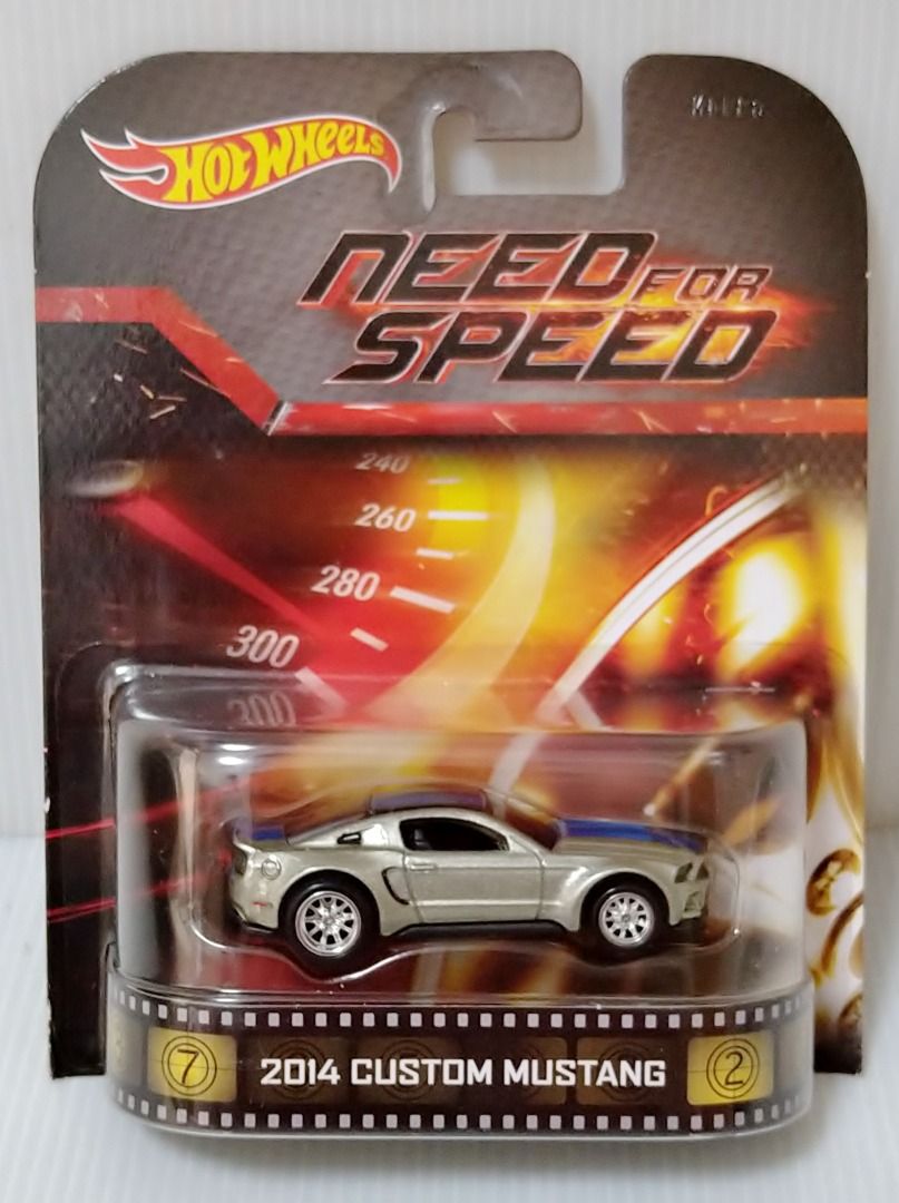 Hot Wheels HOTWHEELS Custom Mustang HW Retro Entertainment Need for Speed 興趣及遊戲 玩具 遊戲類