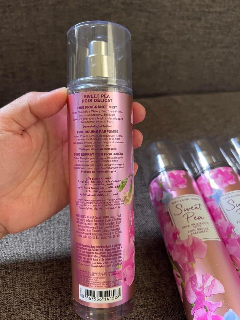 Bbw Sweet Pea Mist Ml Beauty Personal Care Fragrance