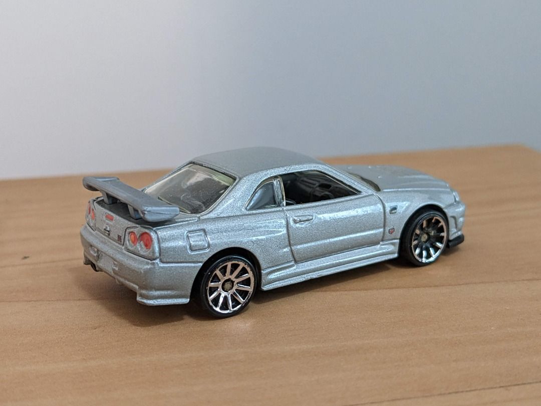 Hot Wheels Nissan Skyline GT R R34 Silver First Edition Loose Hobbies Toys Toys Games On