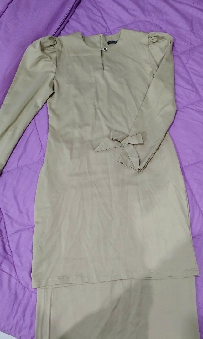 Myravallyn Suraya Kurung In Nude Women S Fashion Muslimah Fashion