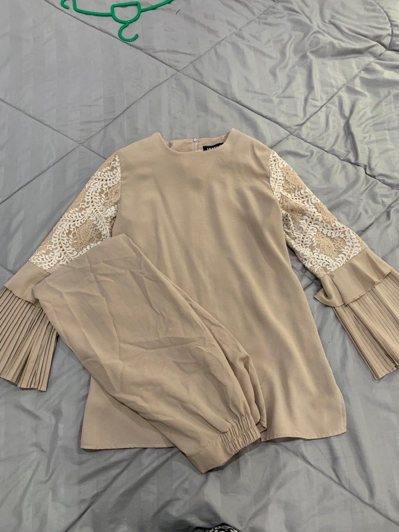 Baju Kurung Moden Nude Baju Raya Women S Fashion Muslimah Fashion