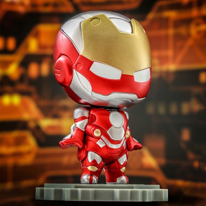 HOT TOYS HOT TOYS COSBI BOBBLE HEAD COLLECTION MARVEL IRON MAN SERIES FULL SET AND