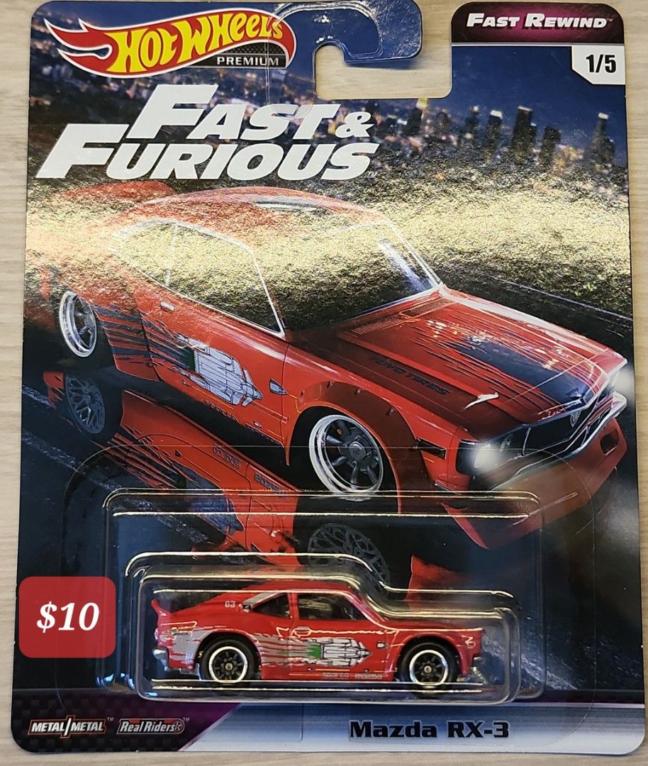 Hotwheels Premium Mazda Rx Fast Furious Jdm Hot Wheels Real Riders Fnf Not Tomica Inno
