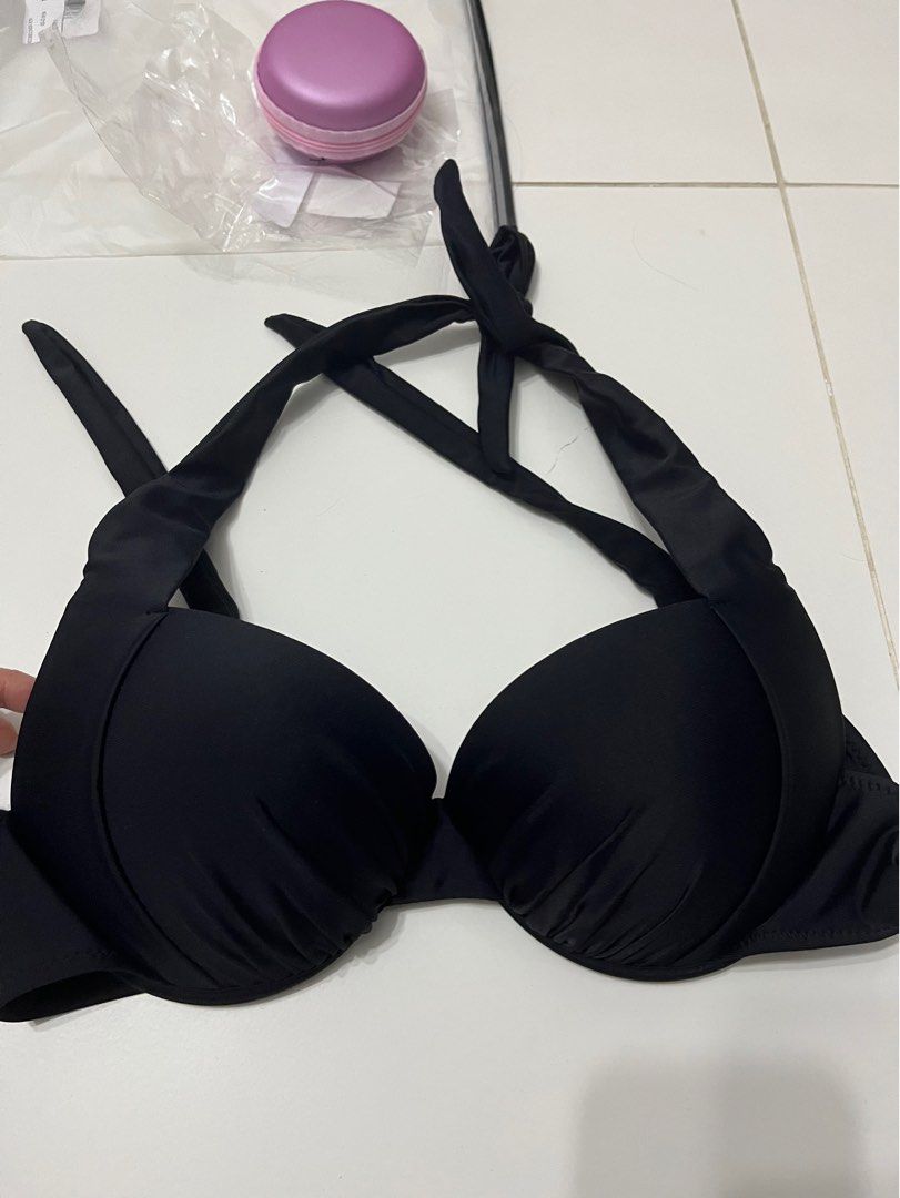 Black Halter Push Up Bikini Women S Fashion Swimwear Bikinis