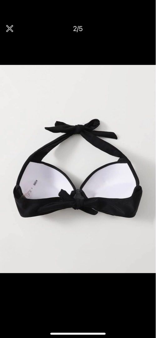 Black Halter Push Up Bikini Women S Fashion Swimwear Bikinis