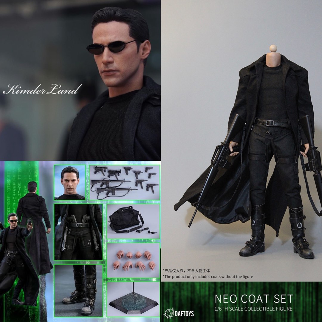 The Matrix Neo Keanu Reeves Hot Toys 1 6 Scale Figure Hobbies Toys Toys Games On Carousell