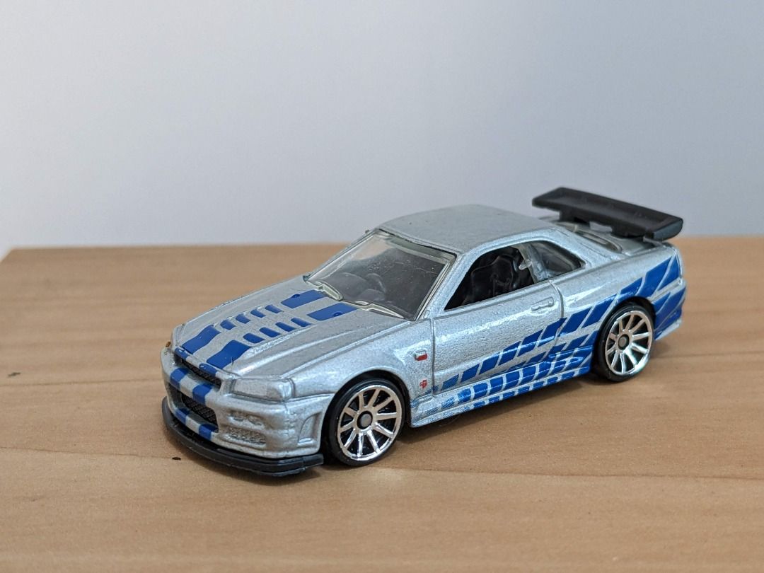 Hot Wheels Nissan Skyline Gt R R Fast Furious Plastic Spoiler Hotwheels Hobbies Toys