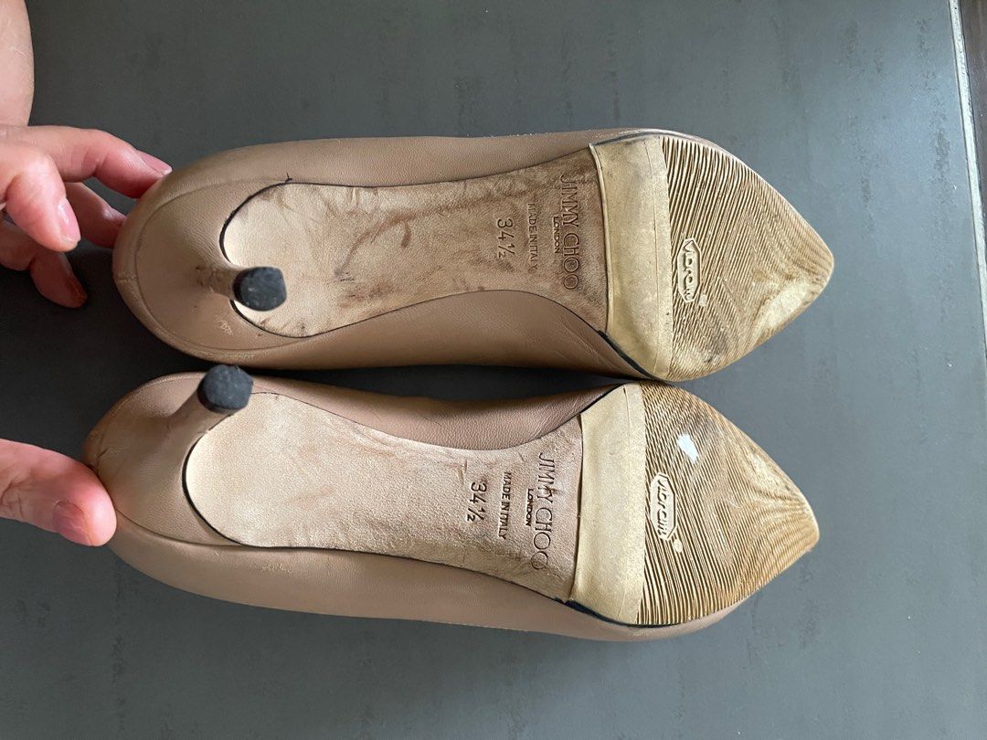 Jimmy Choo Nude Pumps Sz Women S Fashion Footwear Heels On