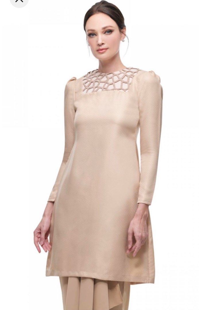 Jannah Noe Nude Roselle Kurung Women S Fashion Dresses Sets