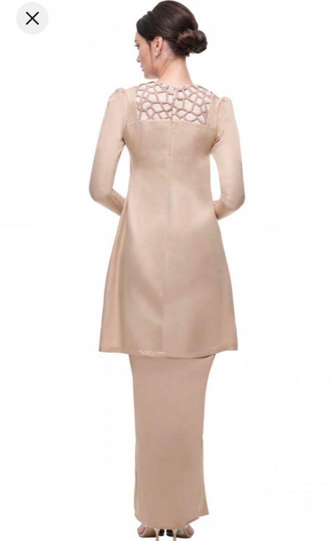 Jannah Noe Nude Roselle Kurung Women S Fashion Dresses Sets