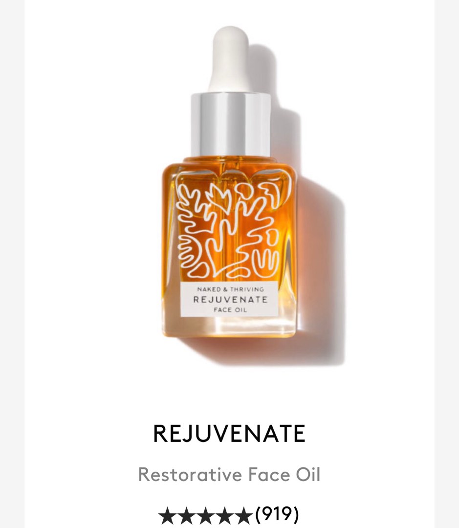 Naked Thriving Rejuvenate Face Oil Ml Beauty Personal Care Face Face Care On Carousell