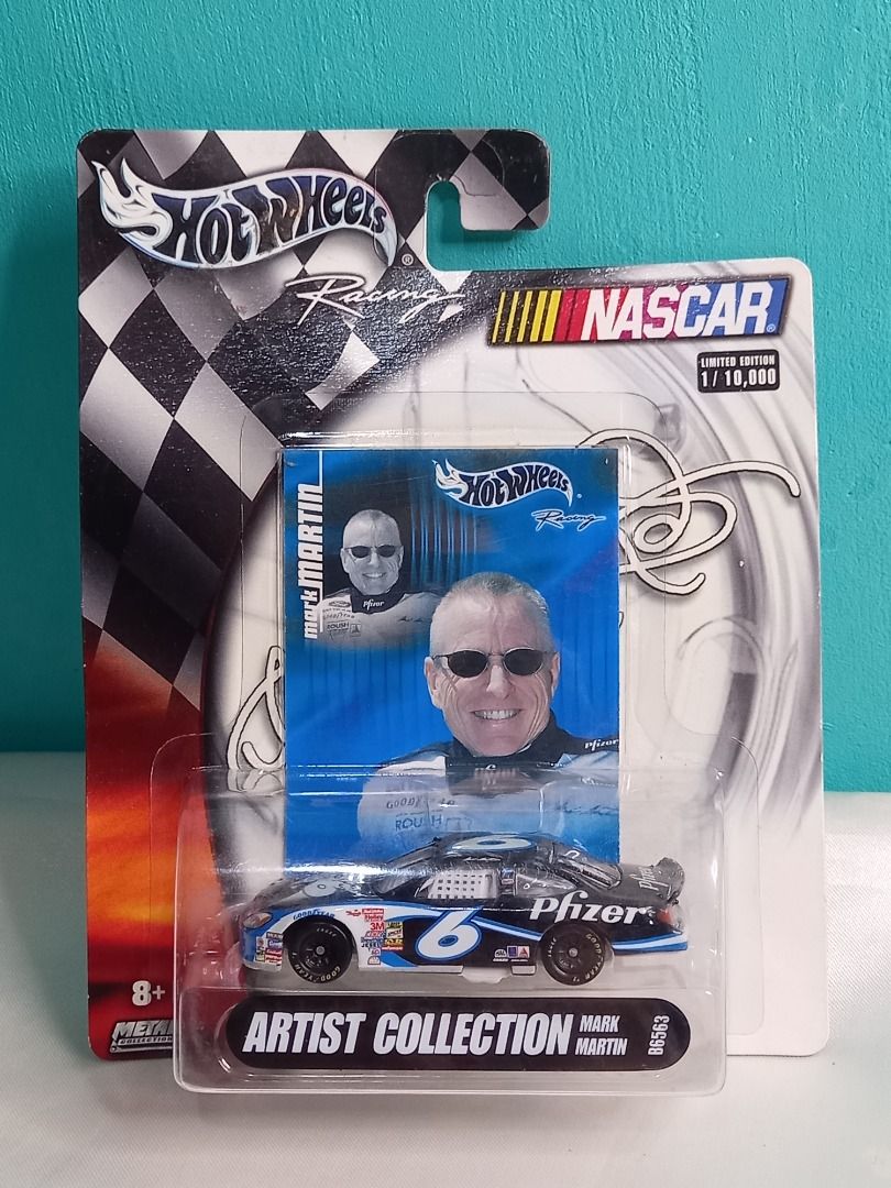 Mattel Hot Wheels Racing NASCAR Limited Edition Artist Collection Mark Martin On Carousell