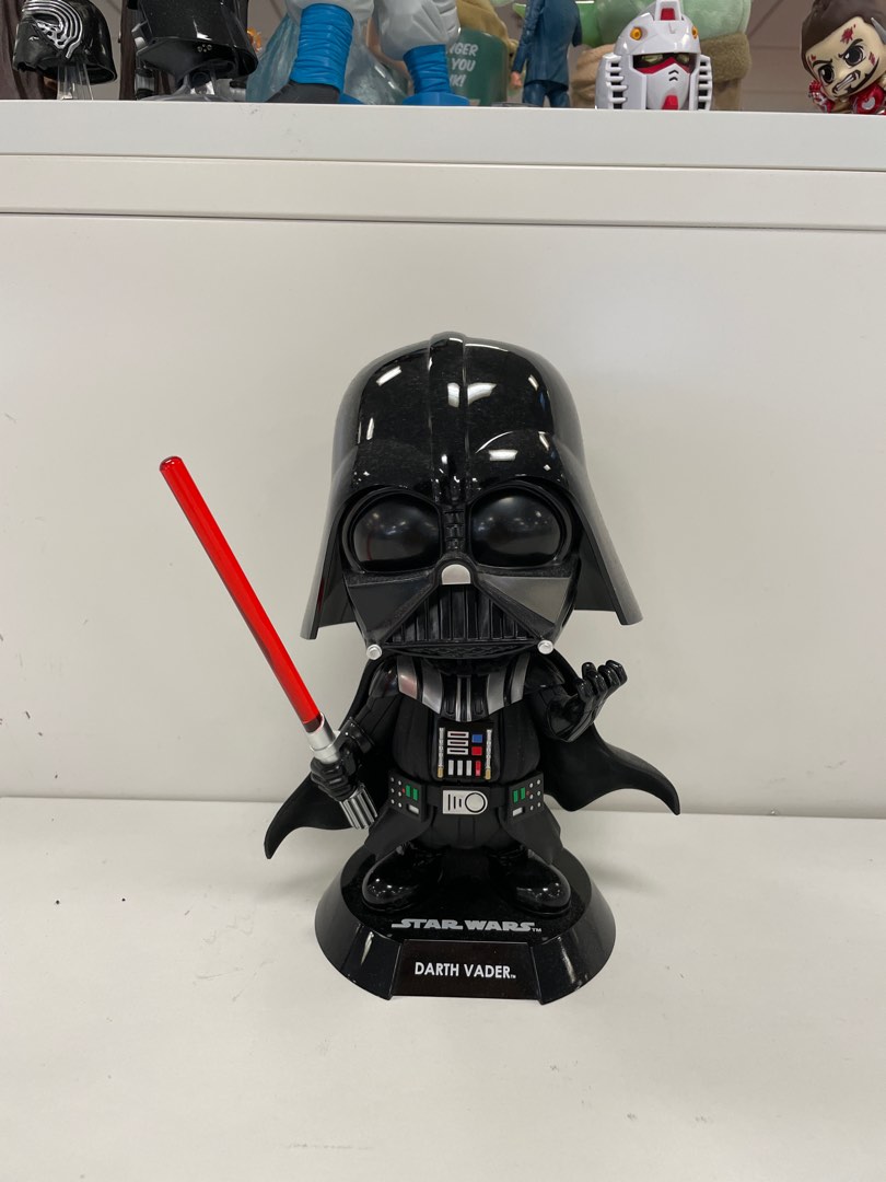 二手 Hot toys Star Wars 星戰 Darth Vader 黑武士 cosbaby 25cm 興趣及遊戲 玩具 遊戲類 Carousell