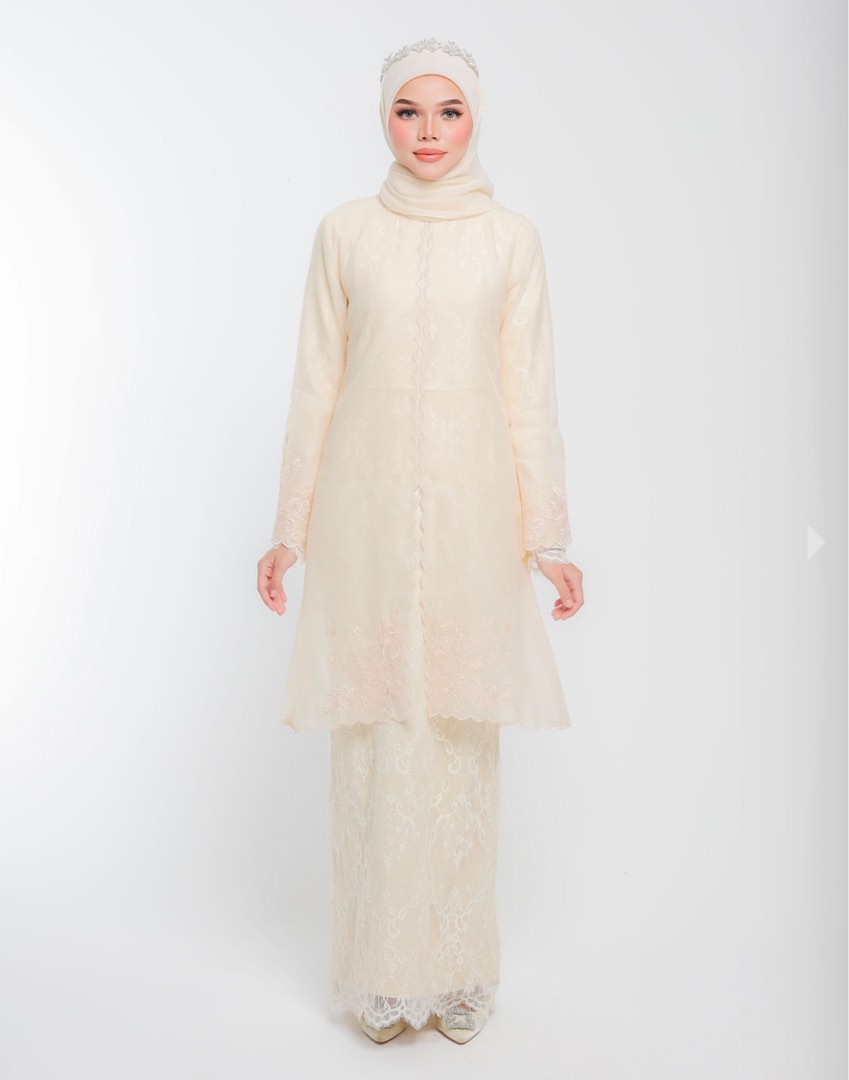 Amaya Kebaya In Nude Women S Fashion Muslimah Fashion Baju Kurung