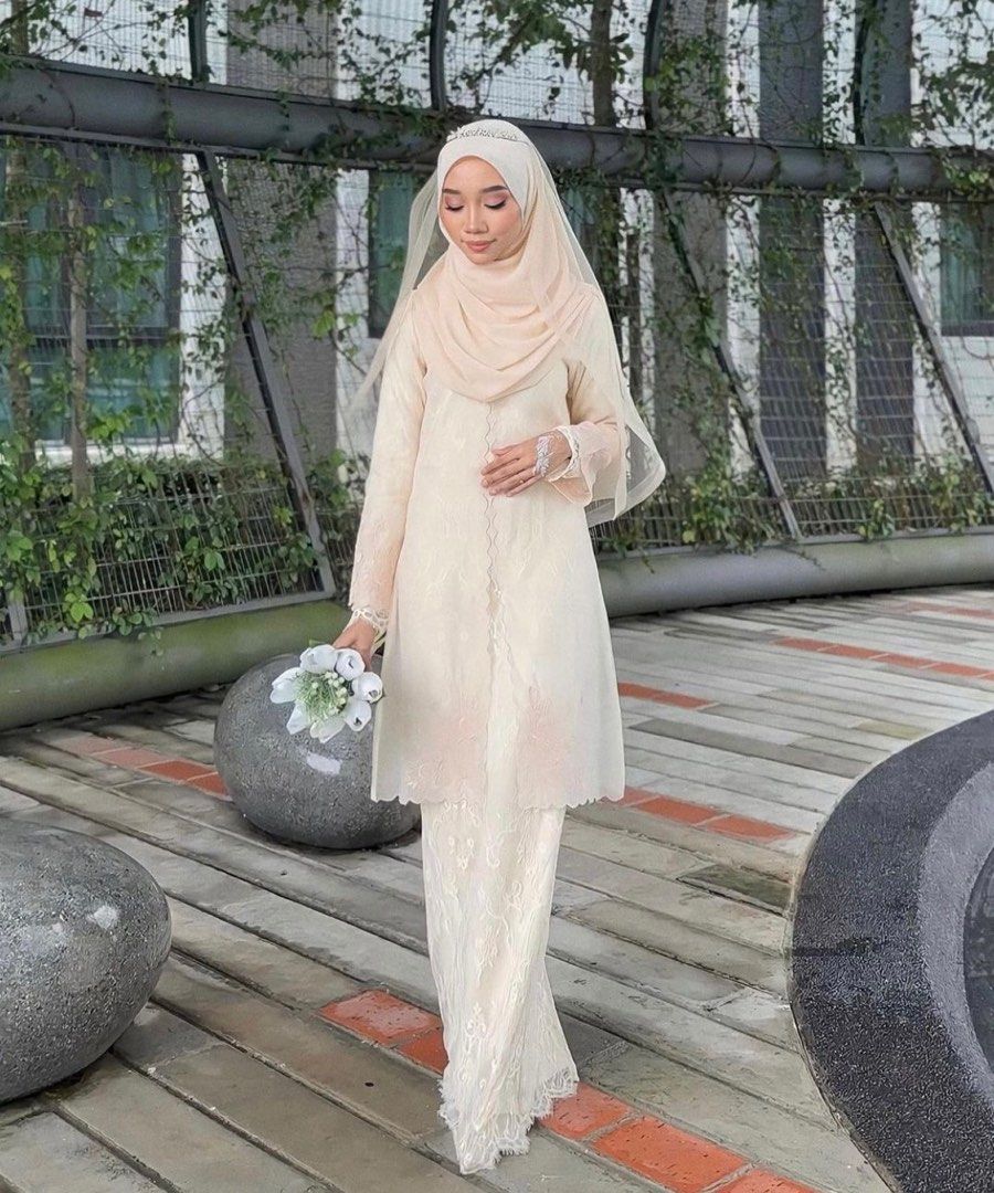 Amaya Kebaya In Nude Women S Fashion Muslimah Fashion Baju Kurung