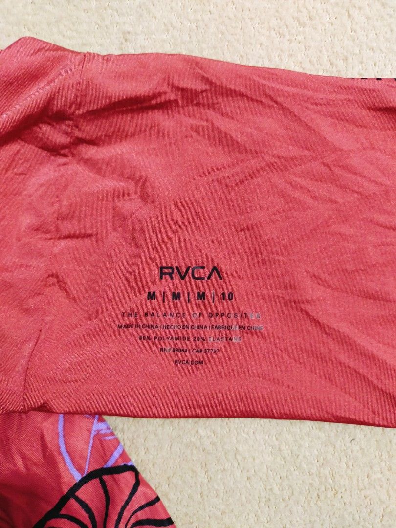 Rvca Tropic Punch Way Bikini Top Swim Top On Carousell