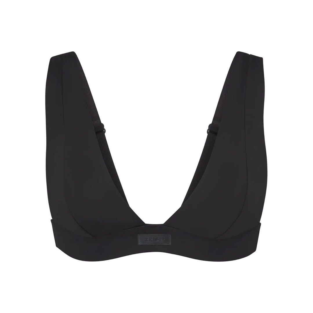 Skims Swim Plunge Bikini Top On Carousell