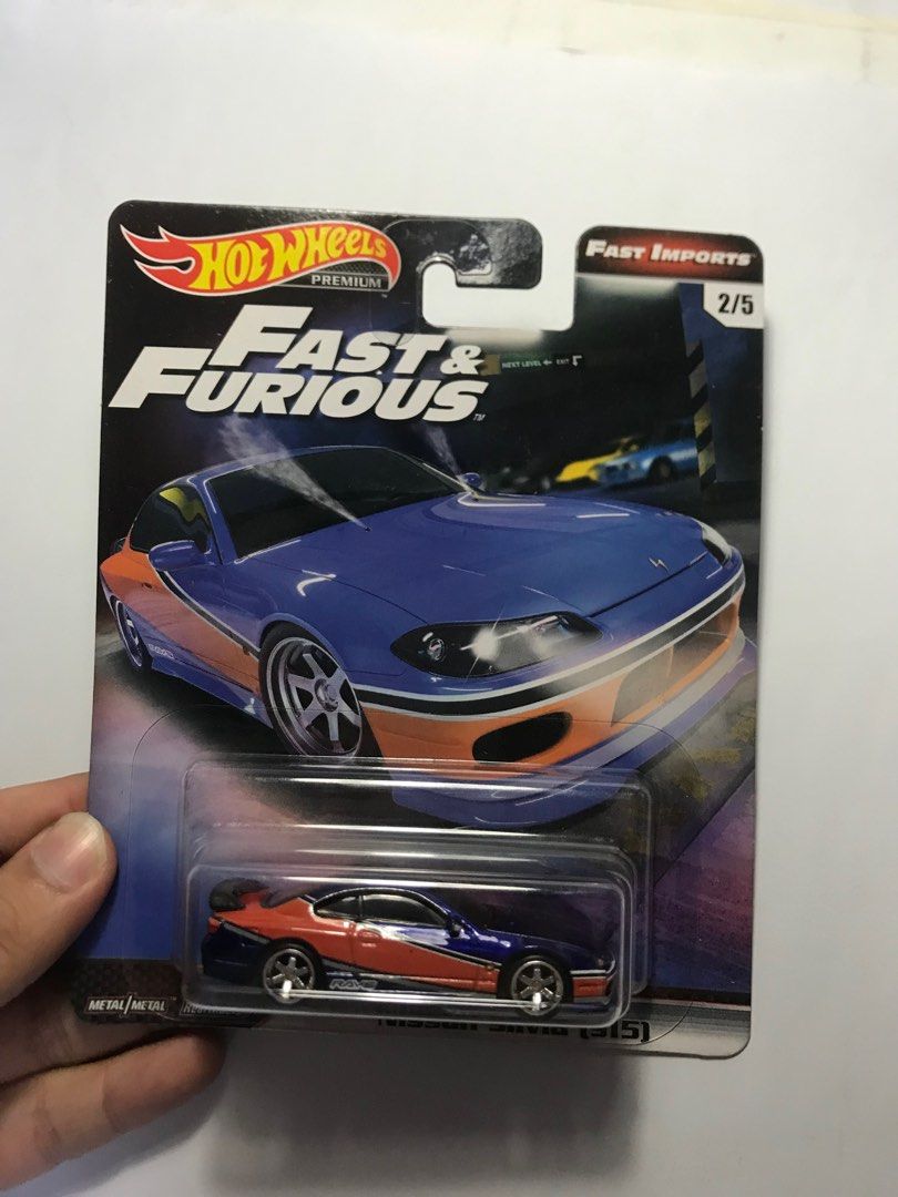 HOT WHEELS FAST AND FURIOUS SET NISSAN GTR R34 NISSAN SILVIA S15 Hobbies Toys Toys