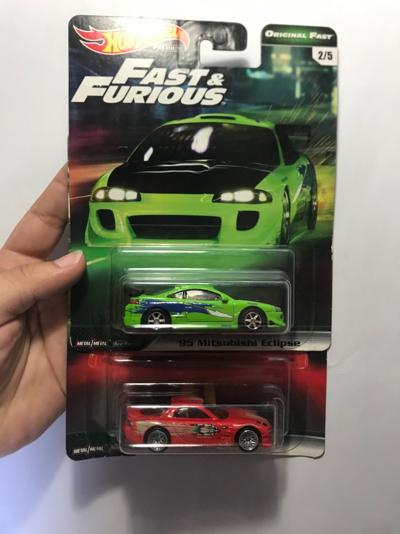 HOT WHEELS FAST AND FURIOUS SET MITSUBISHI ECLIPSE MAZDA RX Hobbies Toys Toys Games