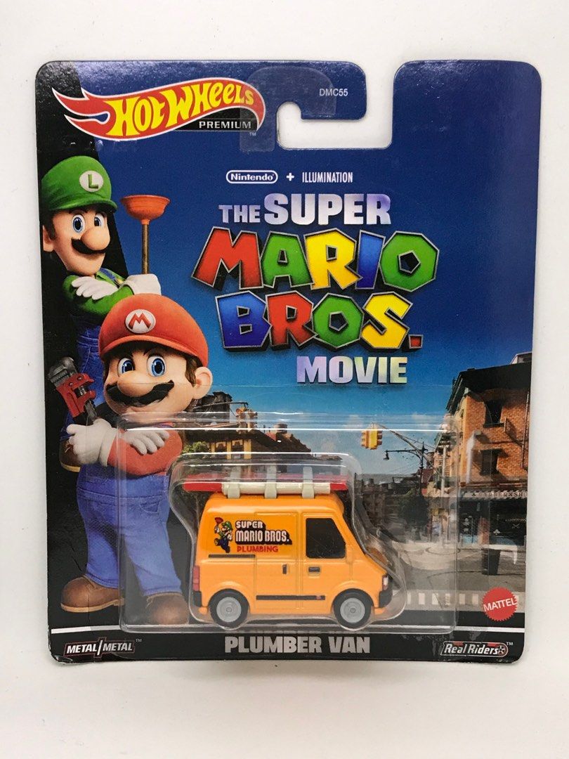 Hot wheels Hotwheels Mario Plumber van 興趣及遊戲 玩具 遊戲類 Carousell