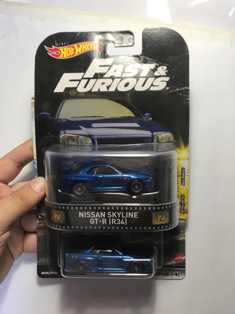 Hot Wheels Nissan Gtr R Paul Walker R Fast And Furious Set On Carousell
