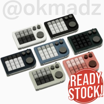 Key Mechanical Keyboard Macropad With Knob Hot Swap Socket Rgb Backlit Macro Pad Doio
