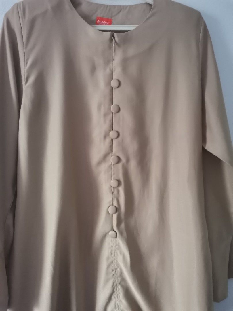 Baju Kurung Nude Salepasraya Women S Fashion Muslimah Fashion Baju