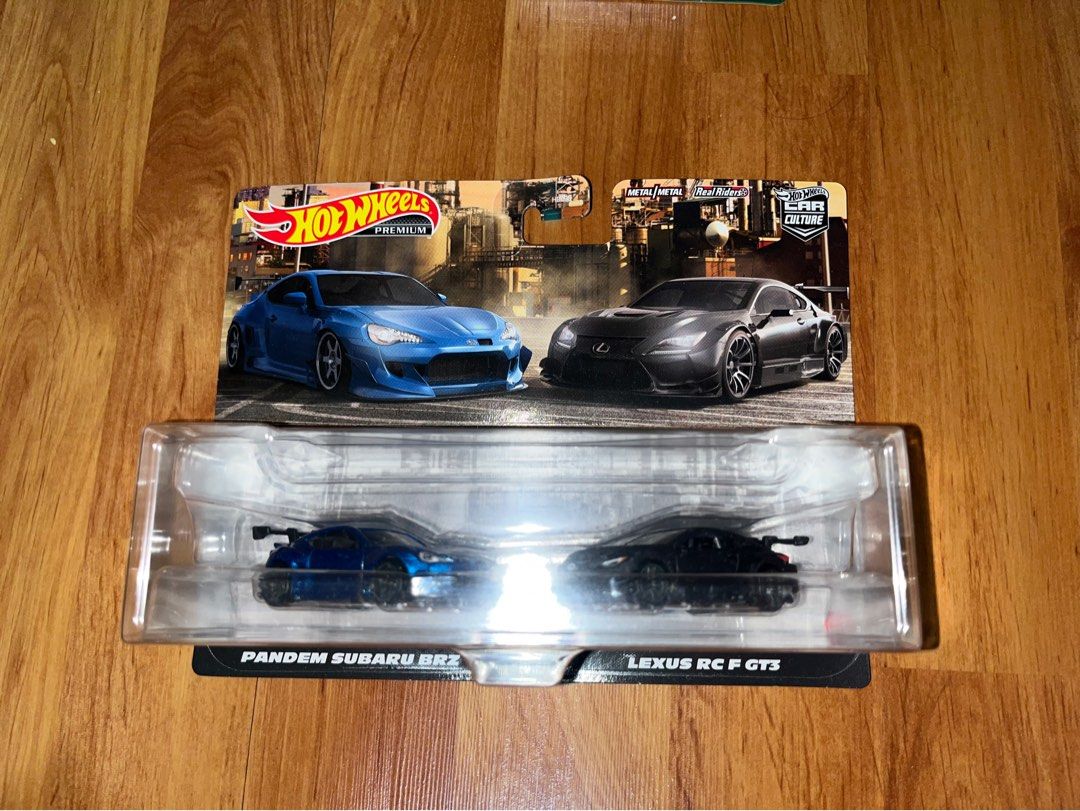 Hot Wheels Twin Pack Pandem Subaru Lexus RC F GT3 Hobbies Toys Toys Games On Carousell