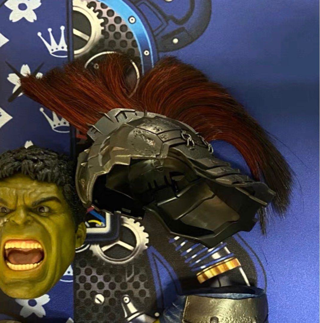 MARVEL THOR RAGNAROK HOT TOYS SCALE MMS GLADIATOR HULK HELMET Hobbies Toys Toys