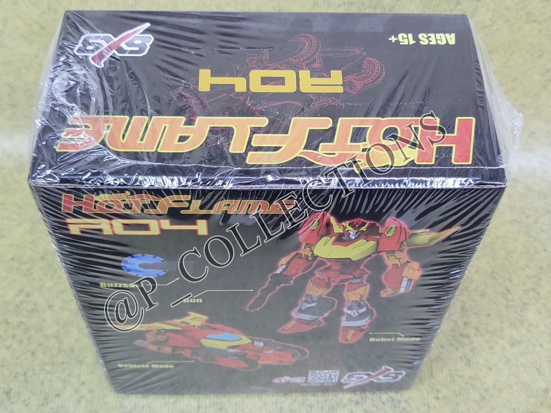 全新未開封 SXS TOYS R R HOT FLAME TRANSFORMERS IDW AUTOBOT CYBERTRON RD PARTY HOT ROD