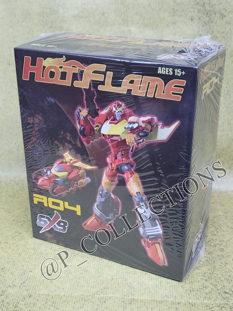 全新未開封 SXS TOYS R R HOT FLAME TRANSFORMERS IDW AUTOBOT CYBERTRON RD PARTY HOT ROD