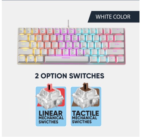 Armaggeddon MKA C Neo Psychswift LED Backlight Mechanical Gaming Keyboard Key Hot