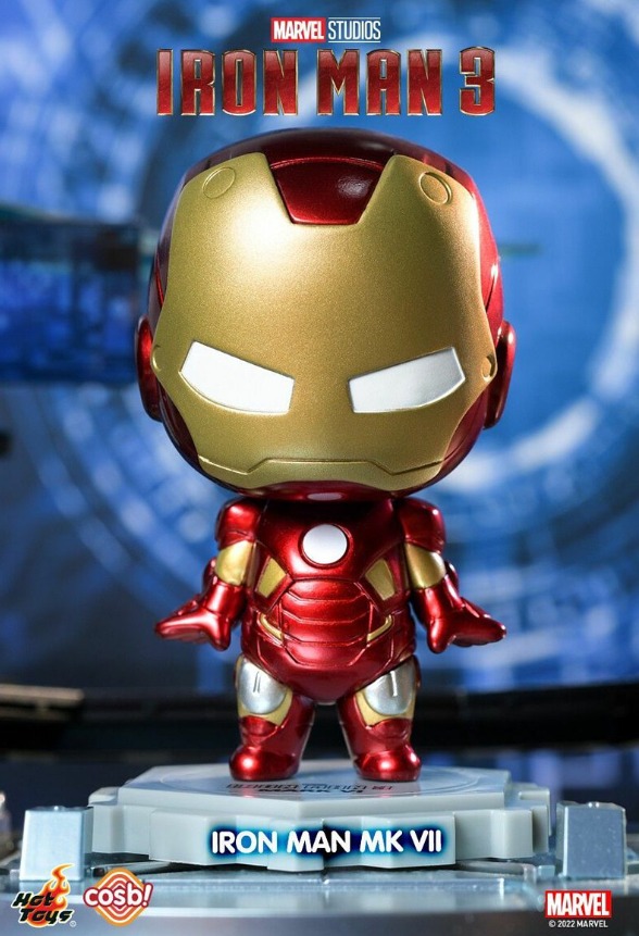 Cosbi Cosbaby Iron Man 7 Iron Man Mark VII mk 7 hot toys 盲盒 鋼鐵奇俠 鋼鐵人 確認款 興趣及遊戲 玩具 遊戲類