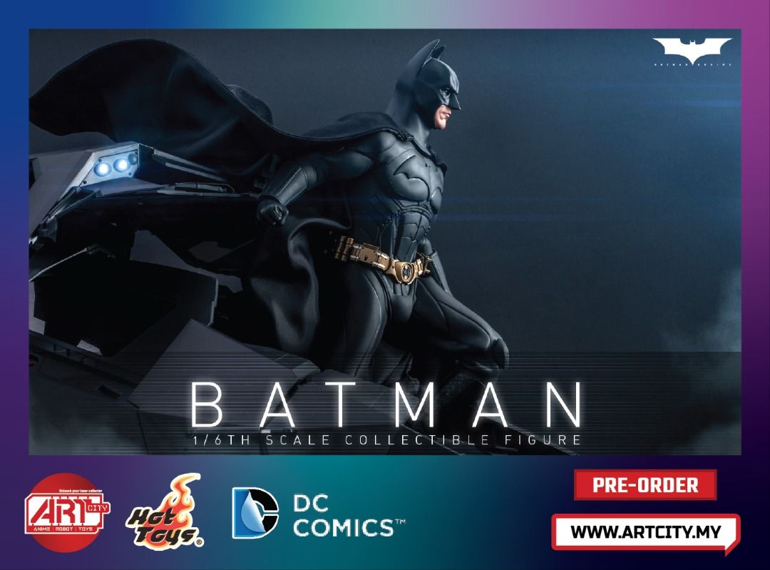 Hot Toys Batman Begins Batman Th Scale Mms Toys Fair Exclusive Hobbies Toys