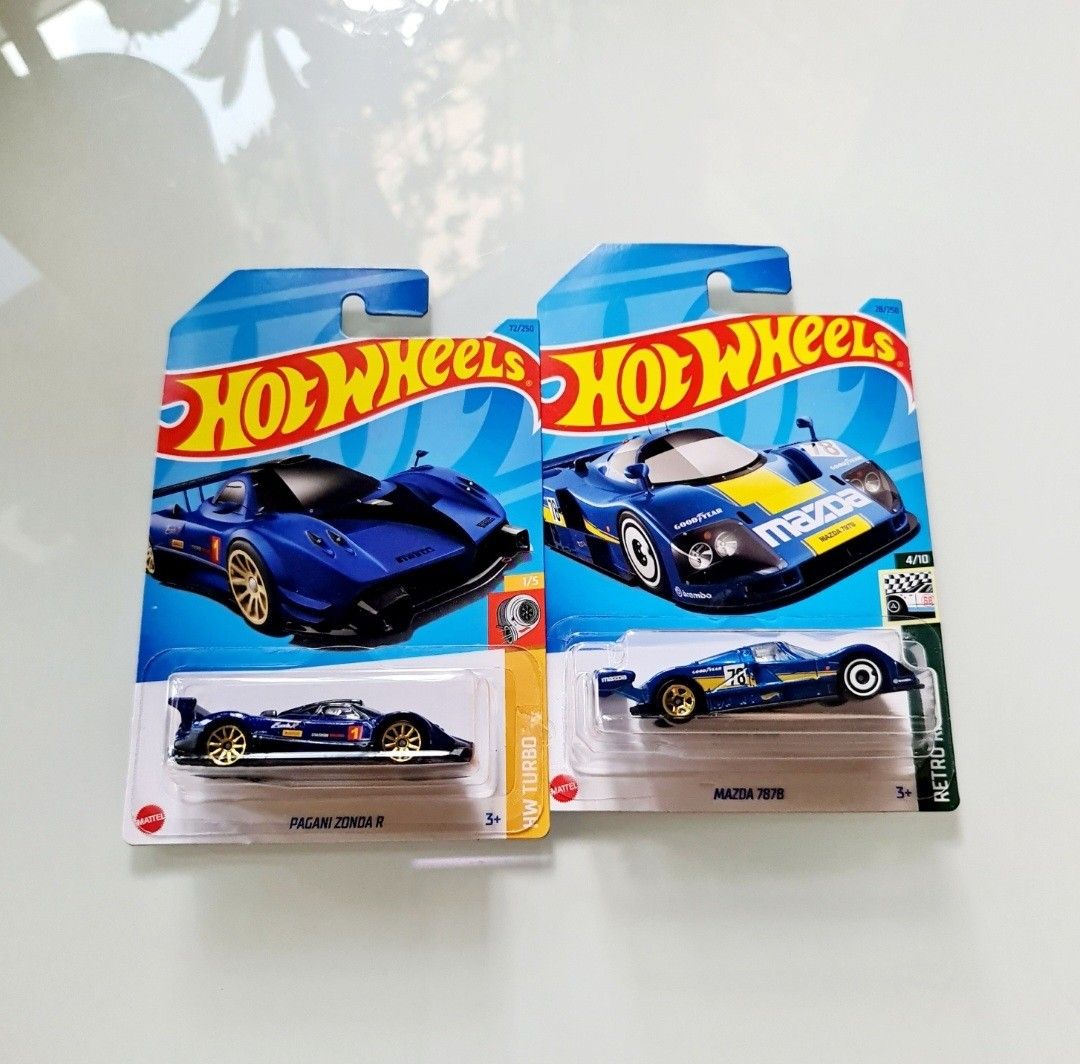 Hot Wheels Pagani Zonda R Blue Mazda B Hotwheels Turbo Retro