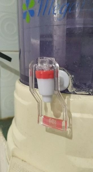 Water Dispenser Faucet Male Female Inlet Jug Faucet Jar Faucet Hot Cold Red Blue Faucet Per