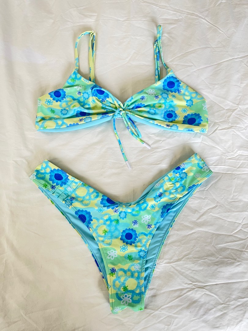 Blackbough Blue Fairyland Bikini Set Women S Fashion Swimwear
